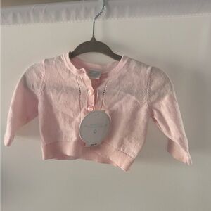 NB Edgehill Collection Pink Baby Girl’s Cardigan Sweater